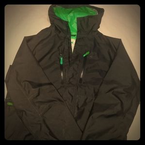 Button snowboard jacket men large